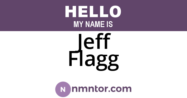 Jeff Flagg