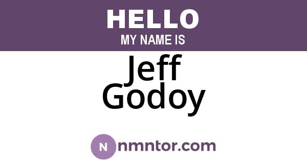 Jeff Godoy