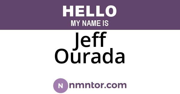 Jeff Ourada