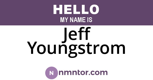 Jeff Youngstrom