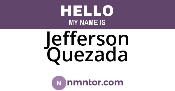 Jefferson Quezada