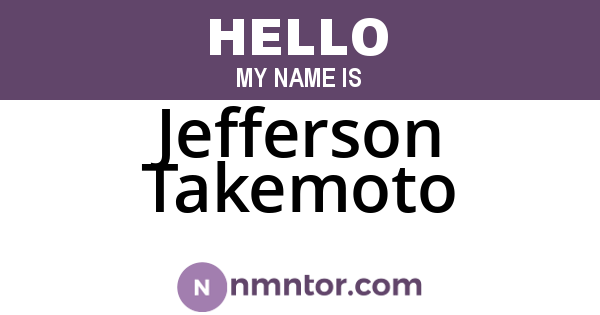 Jefferson Takemoto