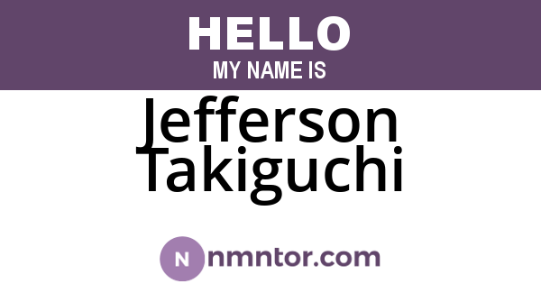 Jefferson Takiguchi