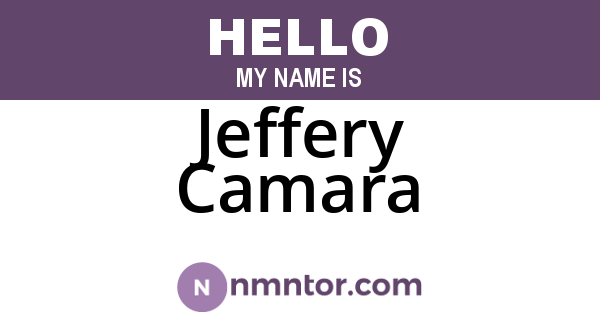 Jeffery Camara