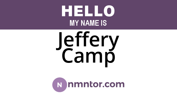 Jeffery Camp
