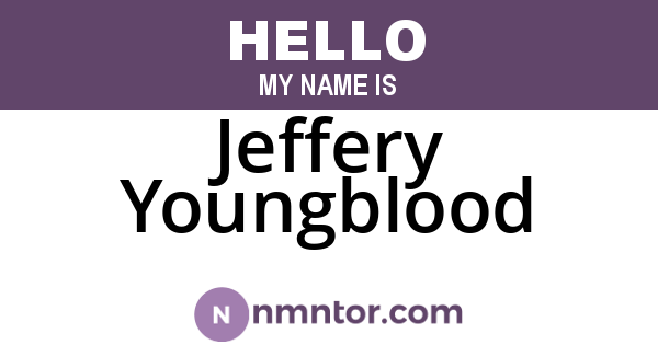 Jeffery Youngblood