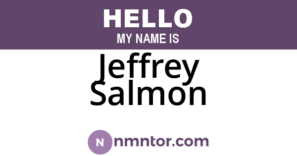 Jeffrey Salmon