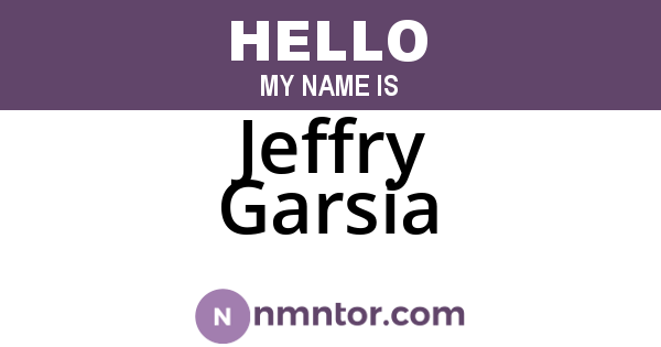 Jeffry Garsia