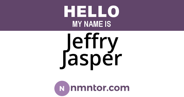 Jeffry Jasper