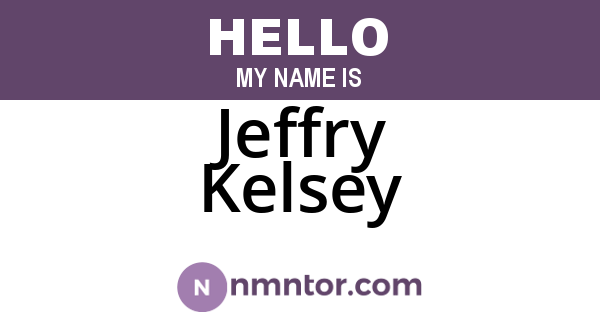 Jeffry Kelsey