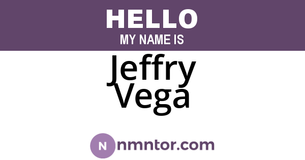 Jeffry Vega