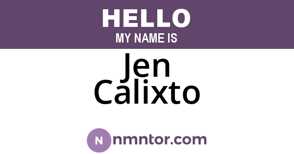 Jen Calixto