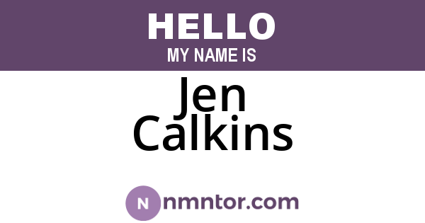 Jen Calkins