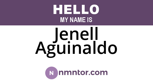 Jenell Aguinaldo