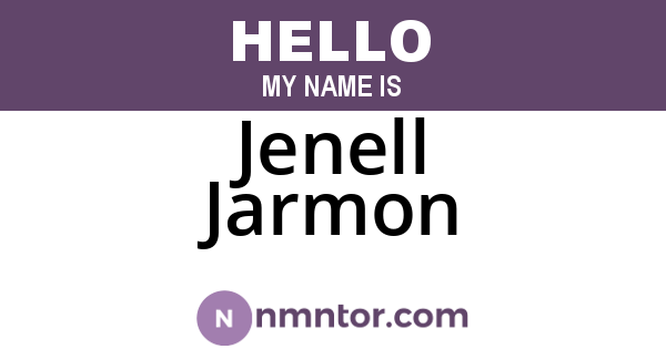 Jenell Jarmon