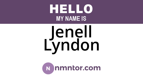 Jenell Lyndon