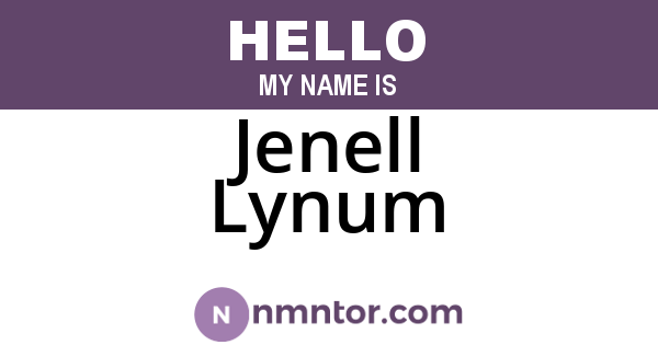 Jenell Lynum