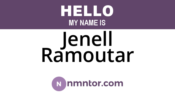 Jenell Ramoutar