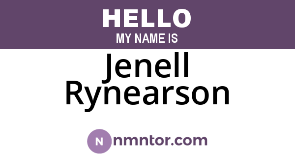 Jenell Rynearson