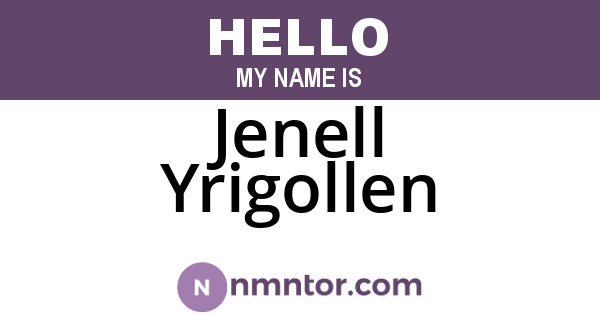 Jenell Yrigollen