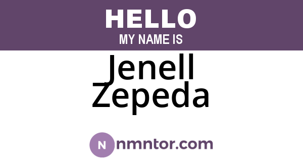 Jenell Zepeda