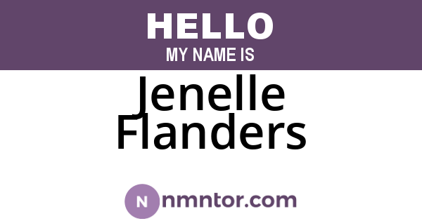 Jenelle Flanders