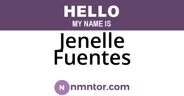 Jenelle Fuentes