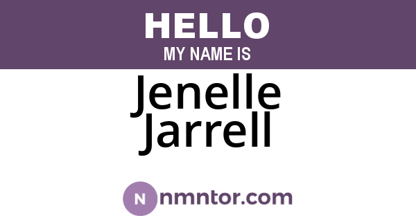 Jenelle Jarrell