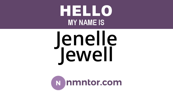 Jenelle Jewell