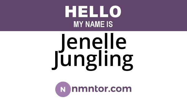 Jenelle Jungling