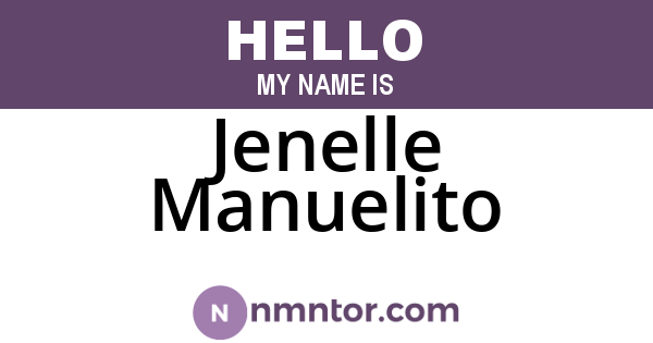 Jenelle Manuelito