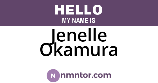 Jenelle Okamura