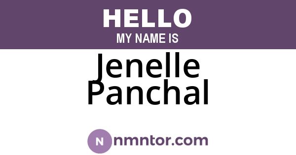 Jenelle Panchal