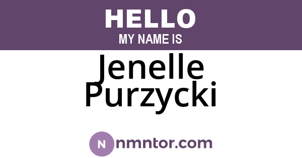 Jenelle Purzycki