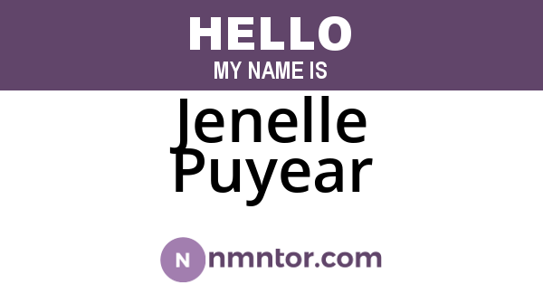 Jenelle Puyear