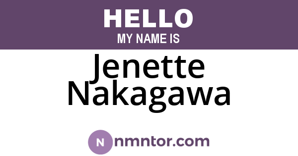 Jenette Nakagawa