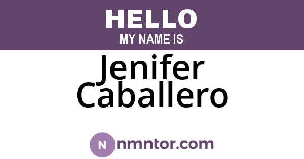 Jenifer Caballero