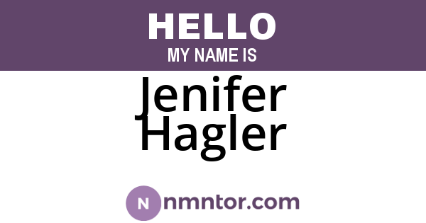 Jenifer Hagler