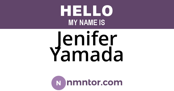Jenifer Yamada