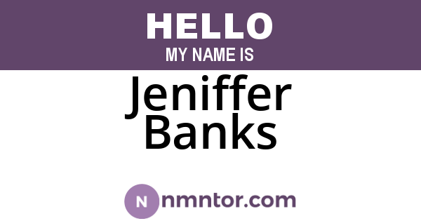 Jeniffer Banks