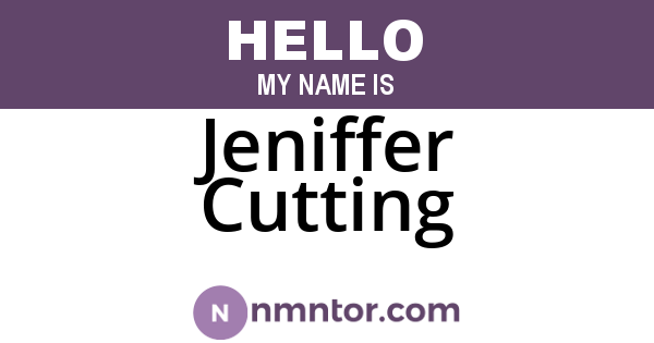 Jeniffer Cutting