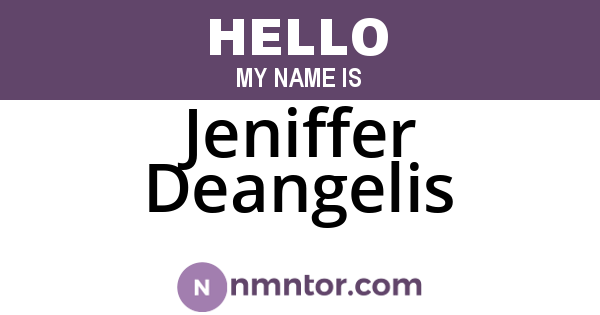 Jeniffer Deangelis