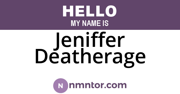 Jeniffer Deatherage