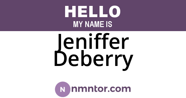 Jeniffer Deberry