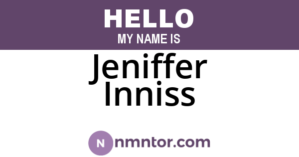 Jeniffer Inniss