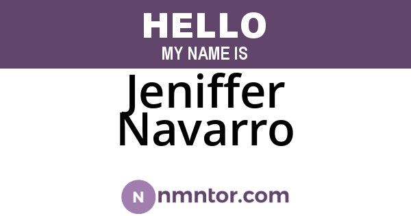 Jeniffer Navarro