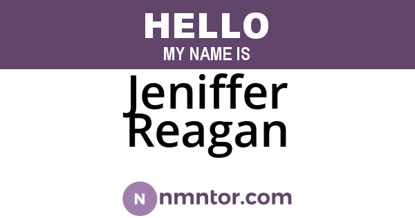 Jeniffer Reagan