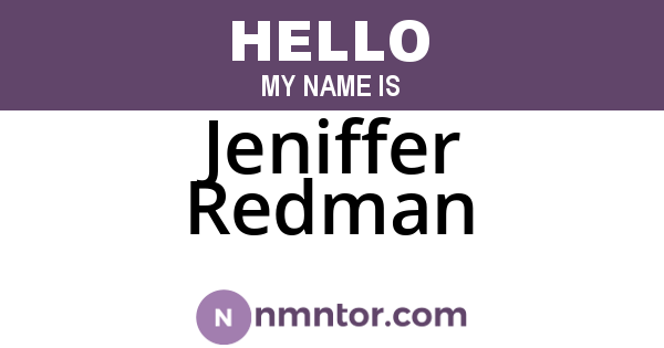 Jeniffer Redman