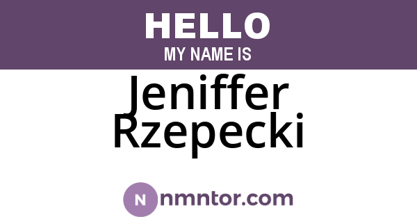 Jeniffer Rzepecki