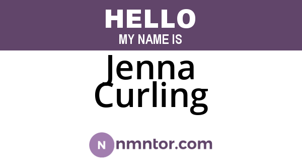 Jenna Curling